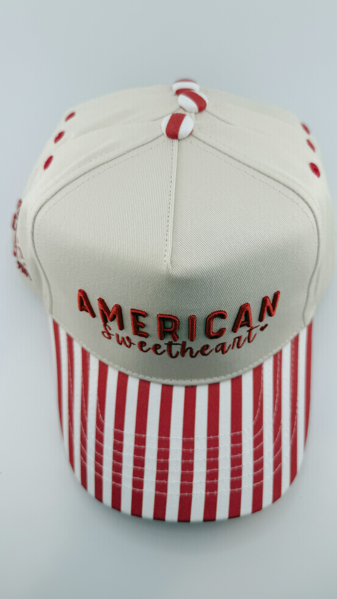 TRR - Cotton Structured Hat - SNAP BACK - AMERICAN SWEETHEART