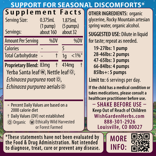 Kick-It Allergy, Seasonal Rescue For Kids