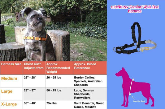 Comfort Walk Dog Harness by cuteNfuzzy®