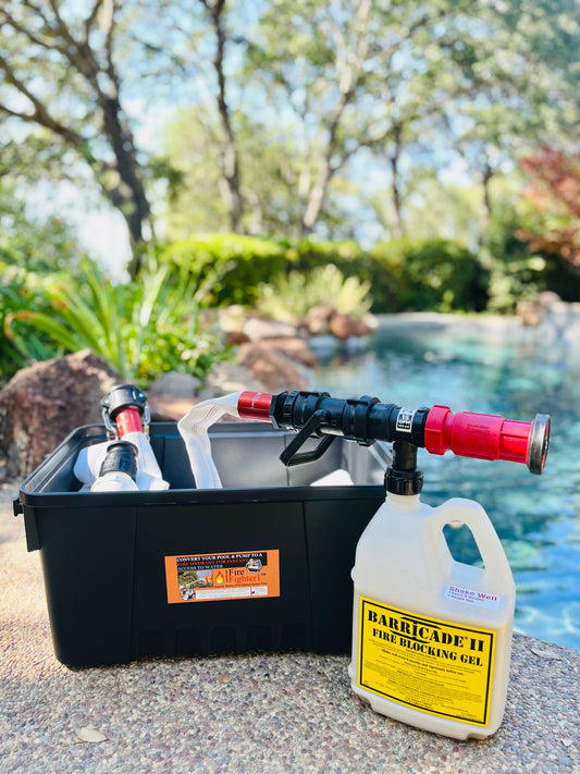 Barricade Fire Gel Concentrate & Scotty FireFighter Applicator Kit