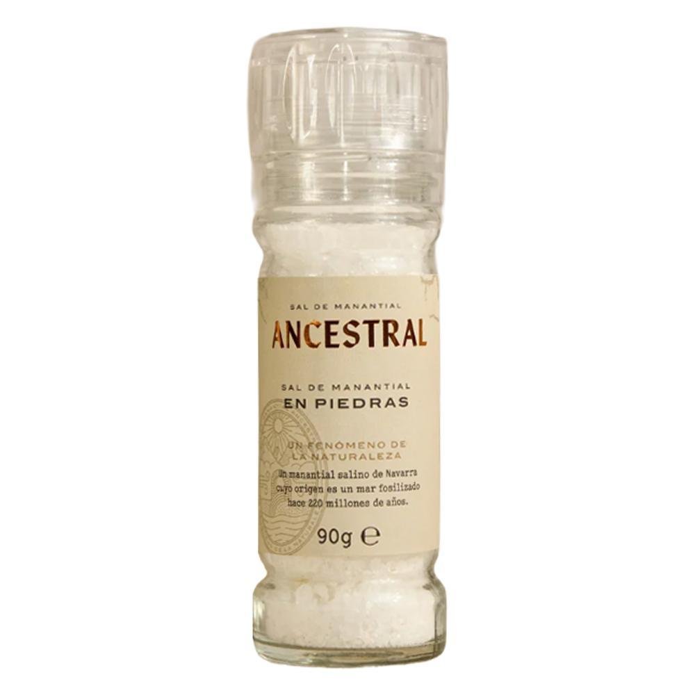 Ancestral Spring Salt - Natural Spring Salt Crystals w/ Glass Grinder (90G)