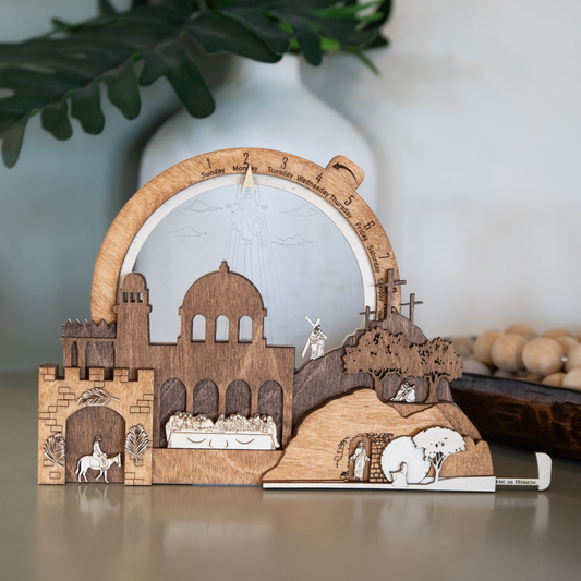 Easter Creche Countdown | Light-Up + Music Display