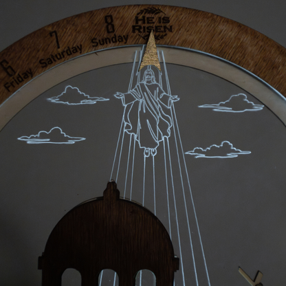 Easter Creche Countdown | Light-Up + Music Display
