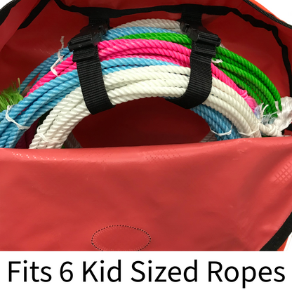 Horse and Calf Roping 3 Ropes Carry Bag Custom Designed with Reflective and Overlay Trim by Tahoe Tack