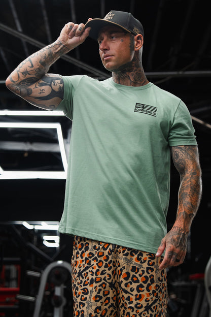 Loaded Leopard LHSG - Seafoam Green Tee