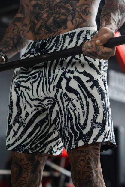 Men's Performance Training Shorts | 5.5"- Zebra Ops