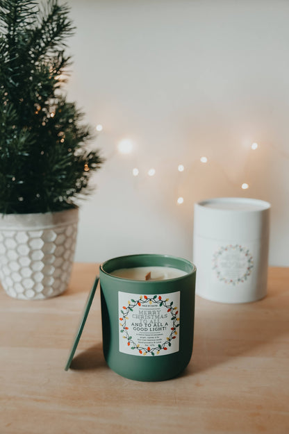 Merry Christmas to All, and to All a Good Light Refillable Candle