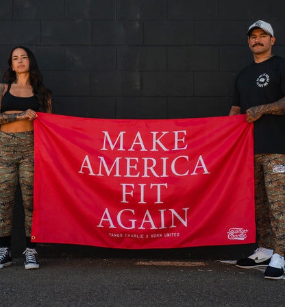 Make America Fit Again - Flag