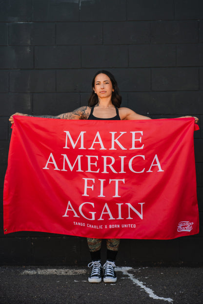 Make America Fit Again - Flag