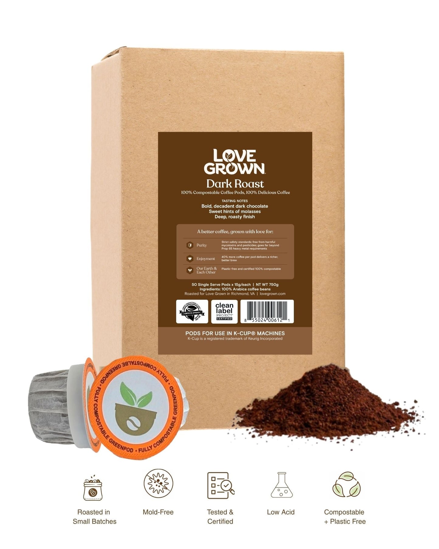 Compostable Coffee Pods for Keurig® Machines