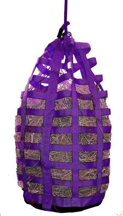 Go Around Slow Feeder Horse Hay Bag – 3.5" x 1.5" Rectangular Openings – Balanced Feeding | Patented Design – 6-Month Warranty