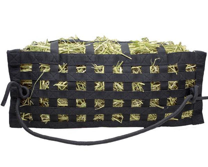 Scratchless Slow Feeder Hay Bag – 3.5" x 3" Square Openings – Moderate Slow Feed | Super Tough Bottom – 6-Month Warranty