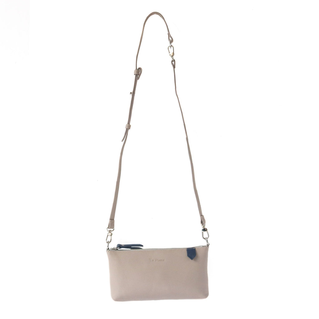 Elia Convertible Leather Bag – Clutch, Shoulder & Crossbody