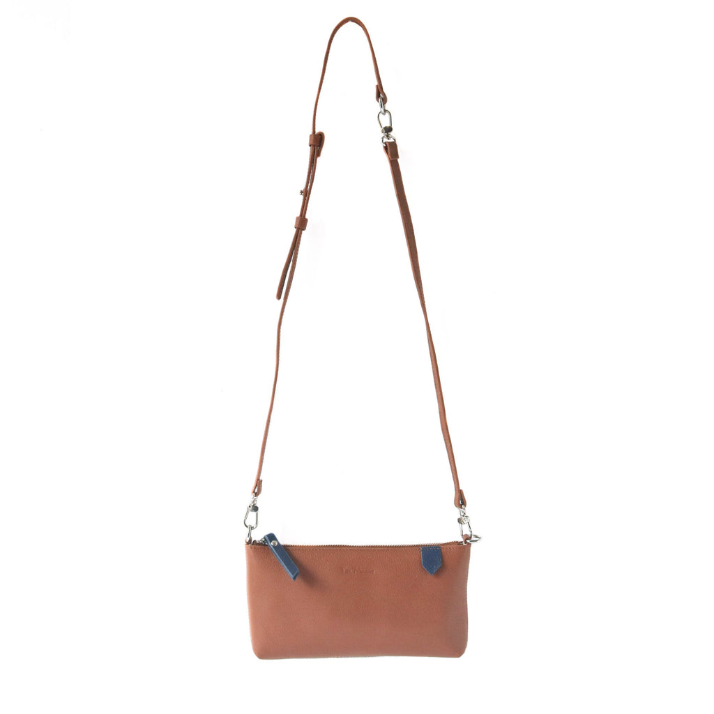 Elia Convertible Leather Bag – Clutch, Shoulder & Crossbody
