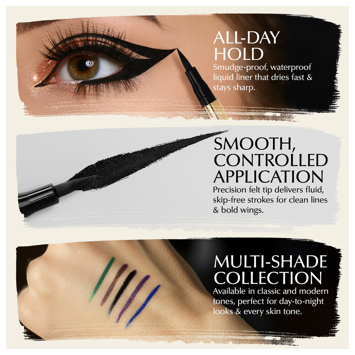 Waterproof Liquid Eyeliner Pen – Vegan, Gluten-Free, Smudge-Proof Precision in Matte & Shimmer Shades