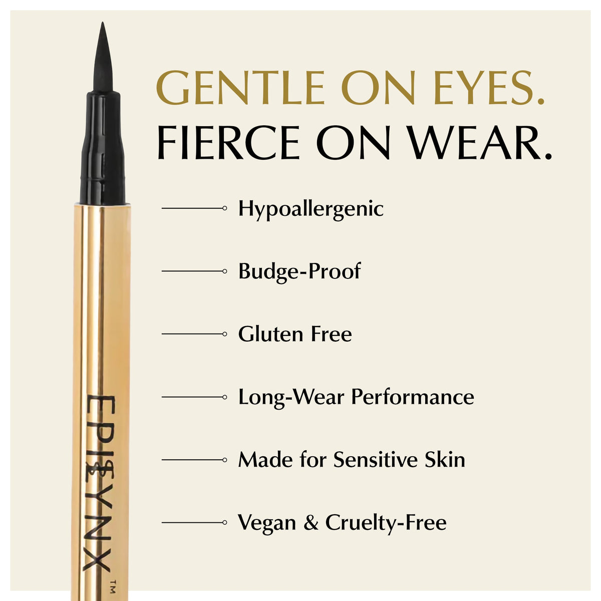 Waterproof Liquid Eyeliner Pen – Vegan, Gluten-Free, Smudge-Proof Precision in Matte & Shimmer Shades