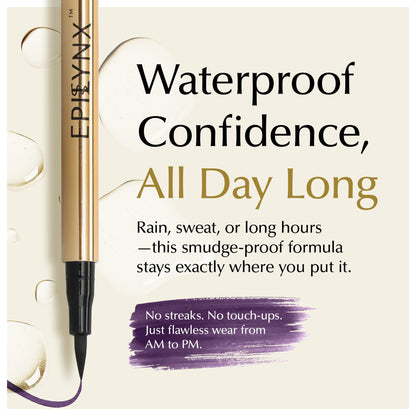 Waterproof Liquid Eyeliner Pen – Vegan, Gluten-Free, Smudge-Proof Precision in Matte & Shimmer Shades