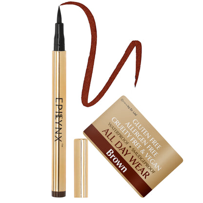 Waterproof Liquid Eyeliner Pen – Vegan, Gluten-Free, Smudge-Proof Precision in Matte & Shimmer Shades