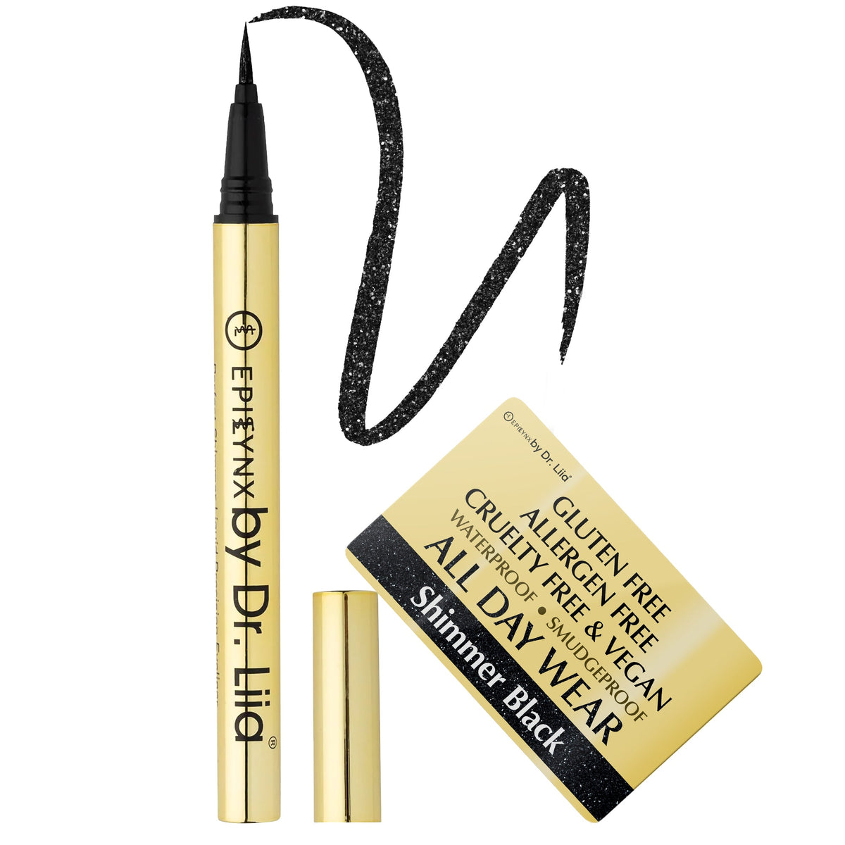 Waterproof Liquid Eyeliner Pen – Vegan, Gluten-Free, Smudge-Proof Precision in Matte & Shimmer Shades