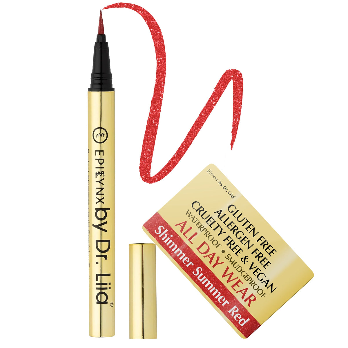 Waterproof Liquid Eyeliner Pen – Vegan, Gluten-Free, Smudge-Proof Precision in Matte & Shimmer Shades