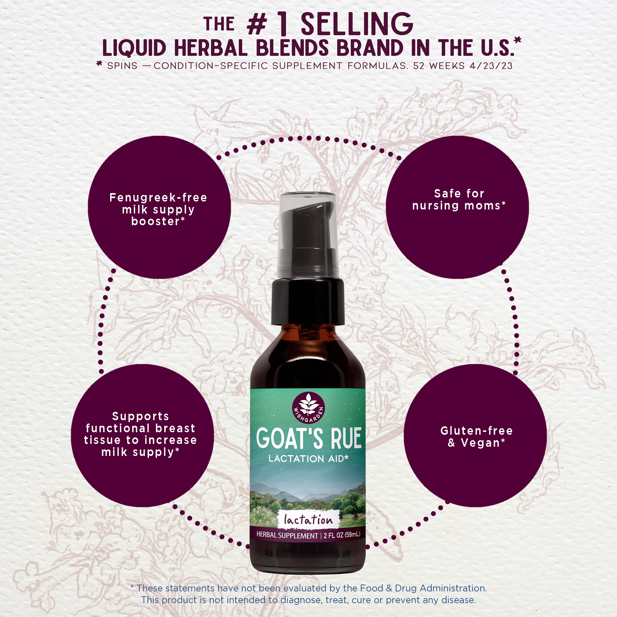 Goat's Rue, Lactation Aid