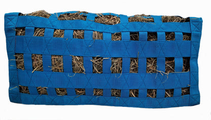 Scratchless Slow Feeder Hay Bag – 3.5" x 3" Square Openings – Easy or Moderate Feeding – 6-Month Warranty | Super Tough Bottom