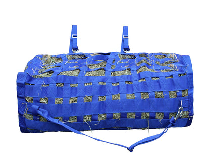 Derby Originals Supreme 4-Sided Slow Feeder Horse Hay Bag, 3.5" x 1.75" Rectangular Openings, Patented Design, Super Tough Bottom®, 1 Bale Capacity, 1-Year Warranty