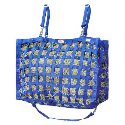 Derby Originals Superior 4-Sided Slow Feeder Horse Hay Bag, 2" Square Openings, Patented Design, Super Tough Bottom®, 1 Bale Capacity, 1-Year Warranty