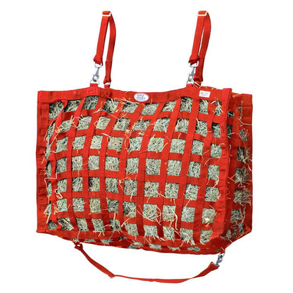 Derby Originals Superior 4-Sided Slow Feeder Horse Hay Bag, 2" Square Openings, Patented Design, Super Tough Bottom®, 1 Bale Capacity, 1-Year Warranty
