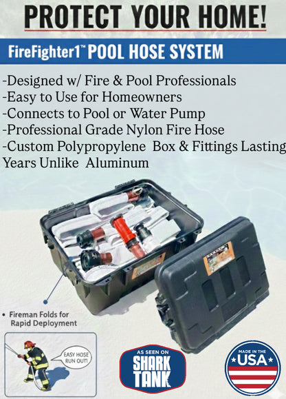100ft FireFighter1™ Fire Hose - 50/50 Version