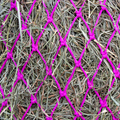 Derby Originals Ultra Slow Feed 1.5"x1.5" Hole 42" Hanging Hay Net for Horses and Livestock