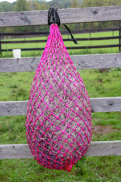 Derby Originals Ultra Slow Feed 1.5"x1.5" Hole 42" Hanging Hay Net for Horses and Livestock