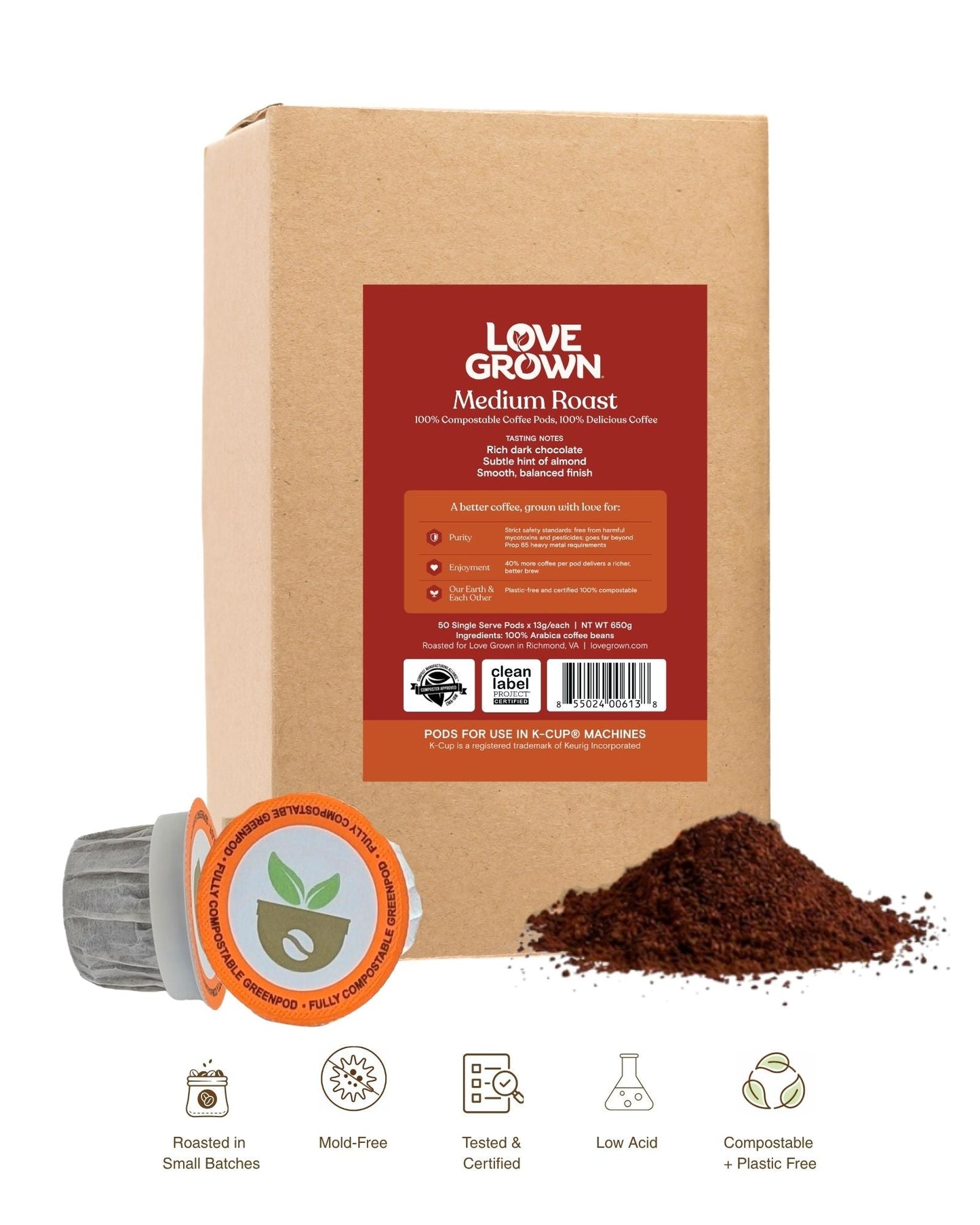 Compostable Coffee Pods for Keurig® Machines