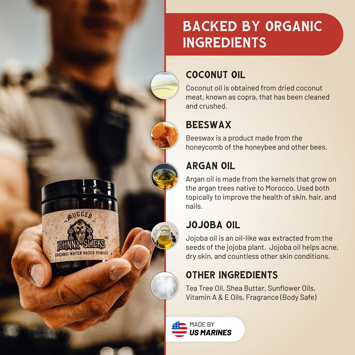 Organic Water Based Pomade