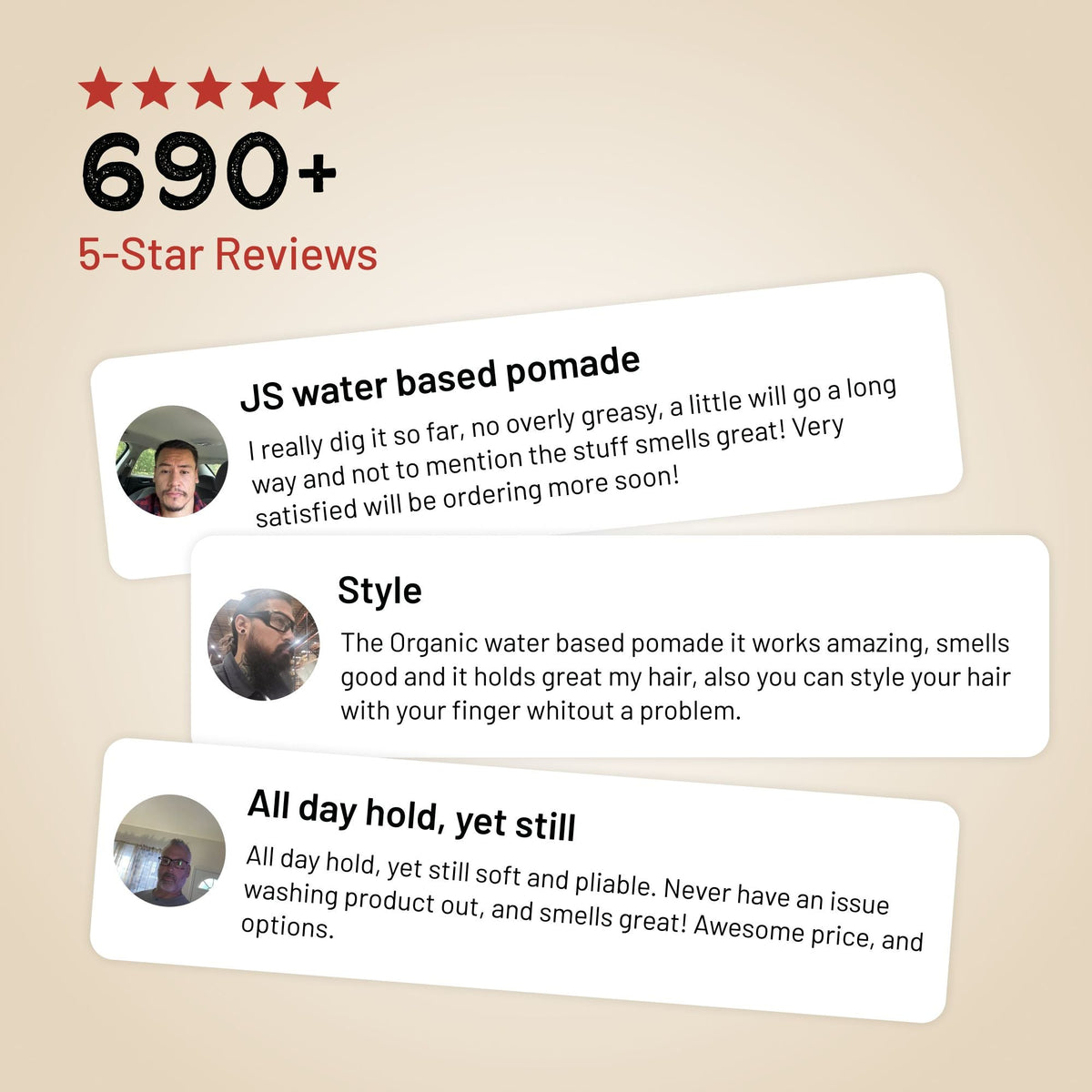 Organic Water Based Pomade