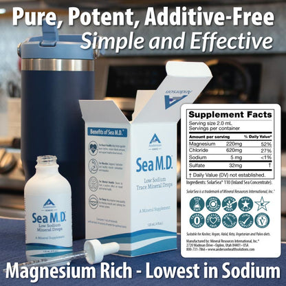 Sea M.D. Concentrated Trace Mineral Drops 120 mL (4 fl.oz.)