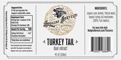 Turkey Tail Dual Extract Tincture