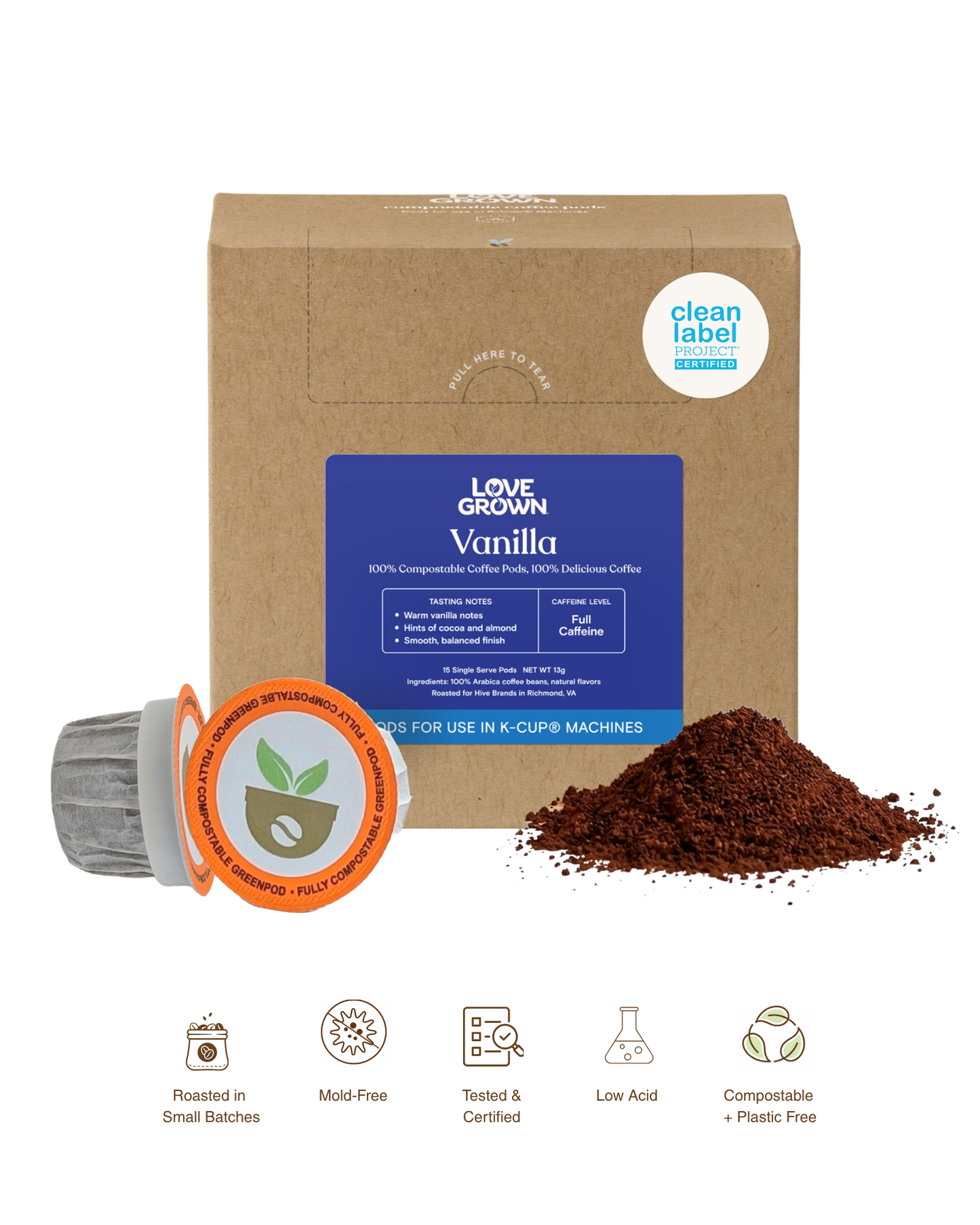 Compostable Coffee Pods for Keurig® Machines