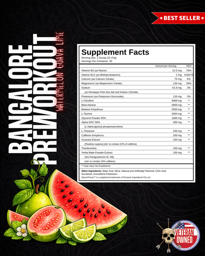 BANGALORE | PRE WORKOUT