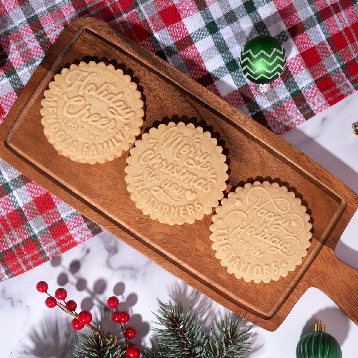 Christmas Cookie Stamp - Merry Christmas