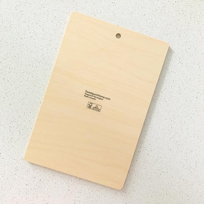 Sustainable Cutting Board | Crab (Teal Blue)