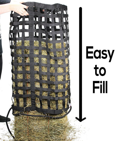 Derby Originals Go Around XL All-Sided Slow Feeder Horse Hay Bag – 1.75" Square Openings – Restricted Feeding | Patented Design – 1-Year Warranty