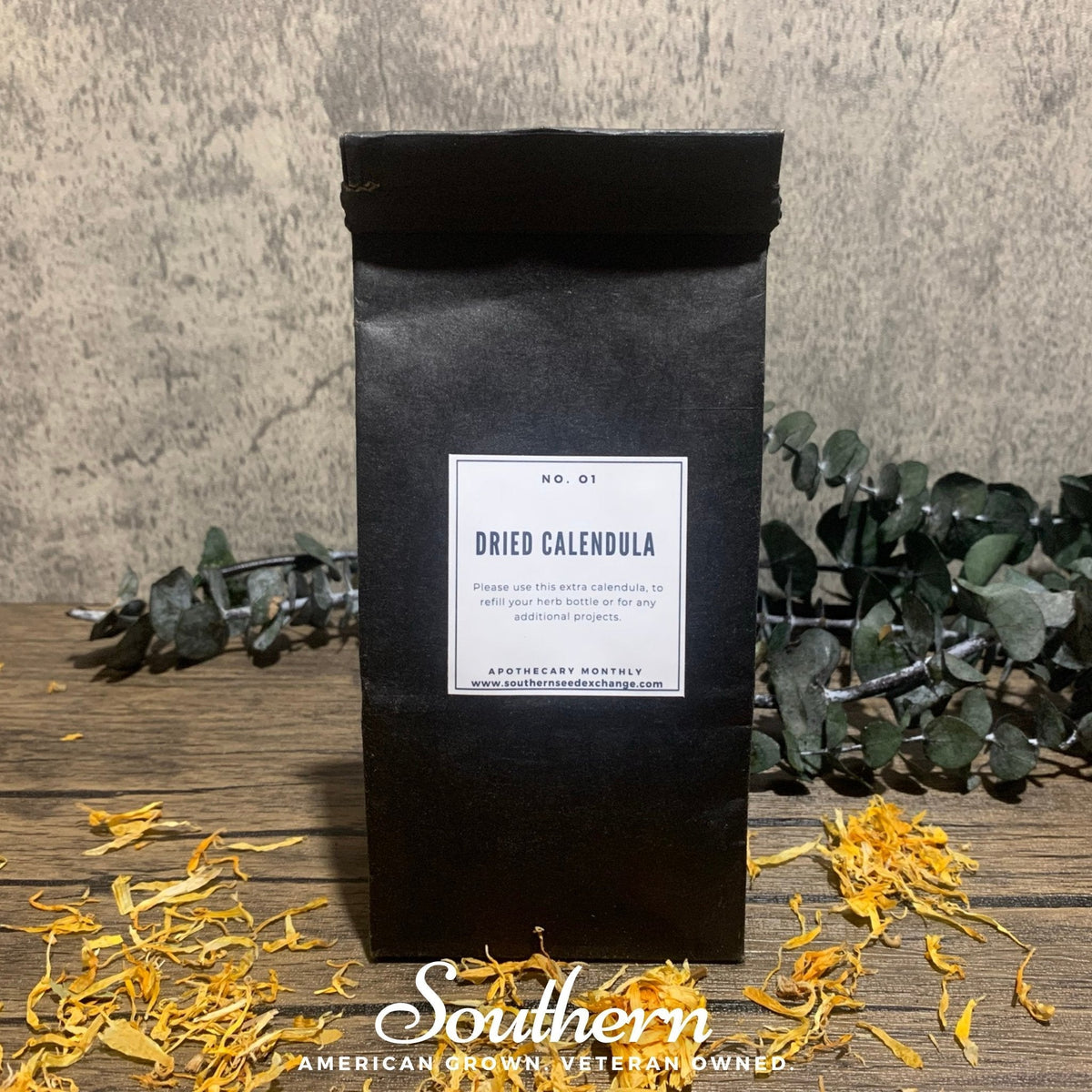 Dried Calendula Petals – 2 Cups
