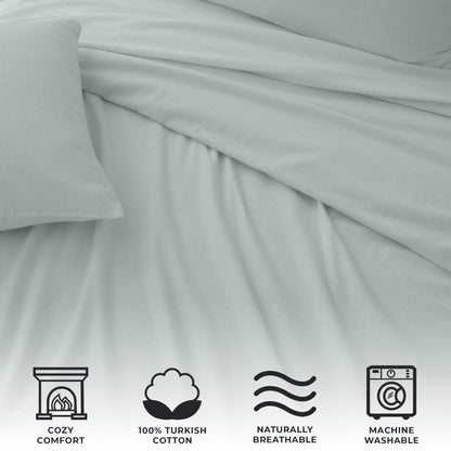 Turkish Cotton Flannel Sheet - Raye Collection