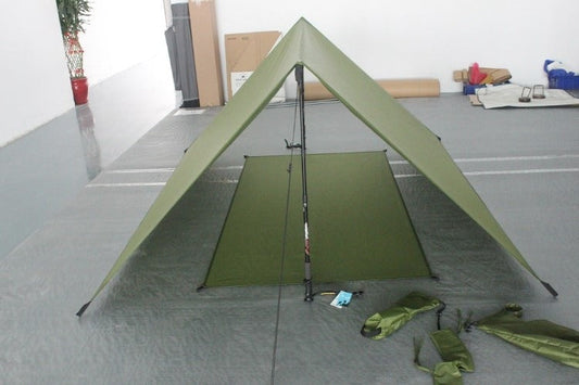 Trekker Shelter Tent 2 | Open Air Tarp Tent | Trekking Pole Tarp Tent