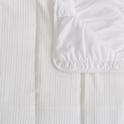 Textured Striped Quilt Set - Ellie Collection