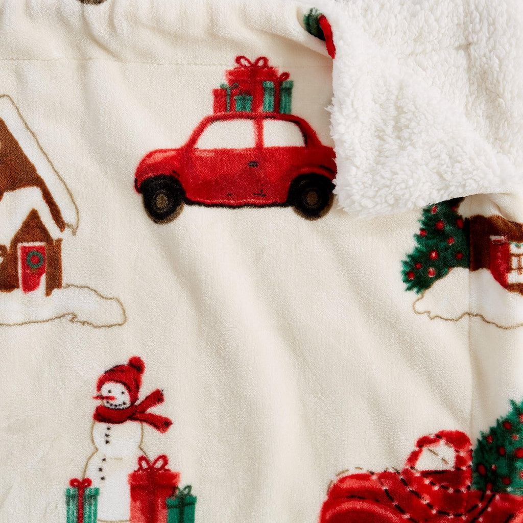 Holiday Sherpa Throw - Esmay Collection
