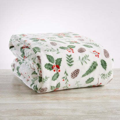 Holiday Sherpa Throw - Esmay Collection