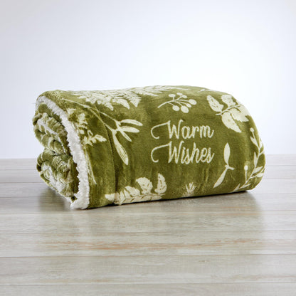 Holiday Sherpa Throw - Esmay Collection