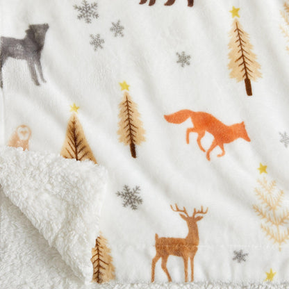 Holiday Sherpa Throw - Esmay Collection